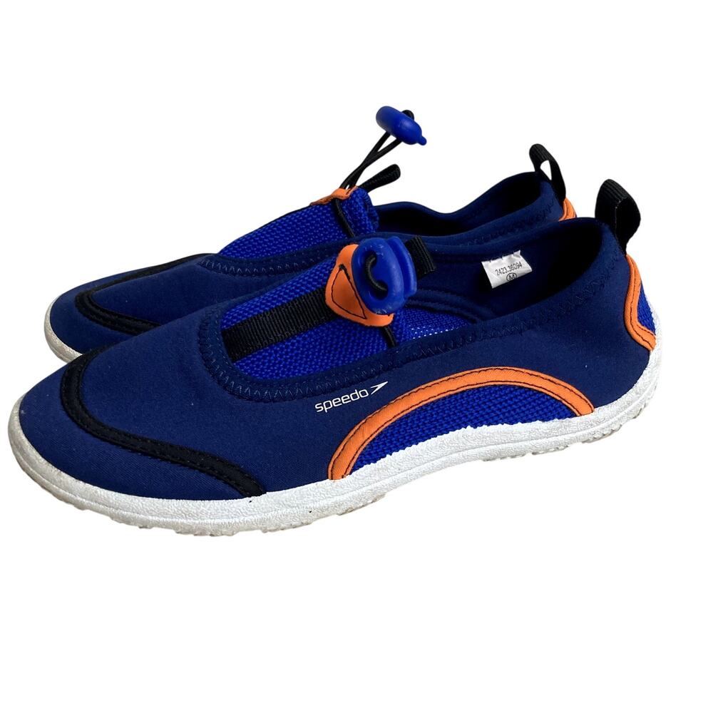 Speedo Junior Surfwalker Water Shoes Blue Orange Medium 2-3